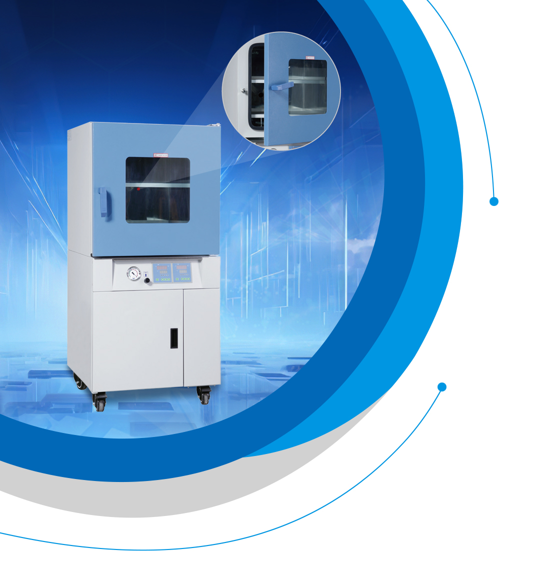 高溫真（zhēn）空幹燥箱